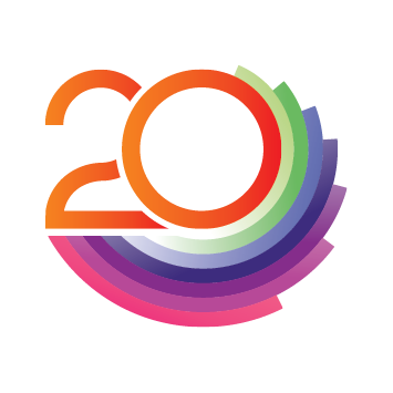 20 years logo